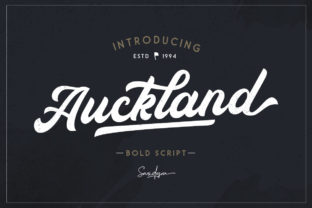 Auckland Script: Your Go-To Bold Typeface for Impactful Branding