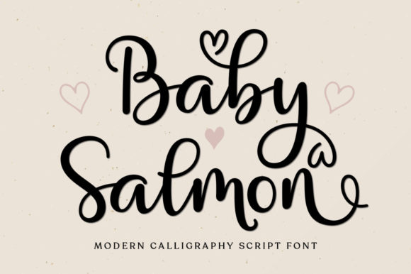 Baby Salmon Script: A Dance of Elegance for Your Designs