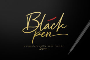 Black Pen Script: Your New Favorite Creative Font