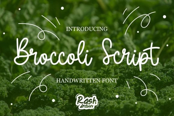 Broccoli Script: The Handwritten Font That Brings Your Designs to Life