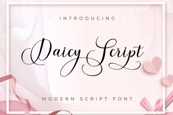 Daicy Script: The Modern Handwritten Font for Creative Projects