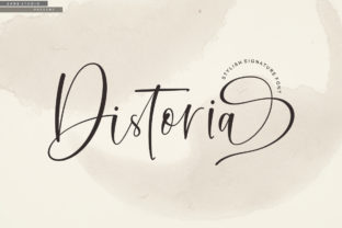 Distoria Script: The Signature Font for a Chic Brand Identity
