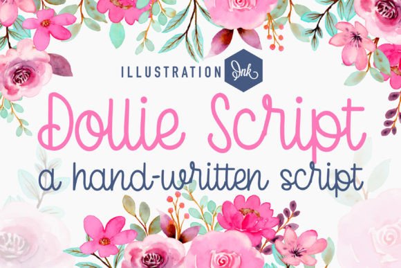 Dollie Script: A Playful Handwritten Font for Creative Projects