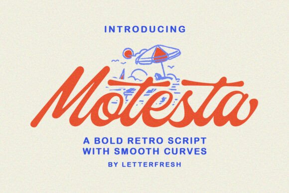 Motesta Script: Where Nostalgia Meets Modern Design