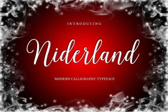 Niderland Script: The Handwritten Font for Modern Brands