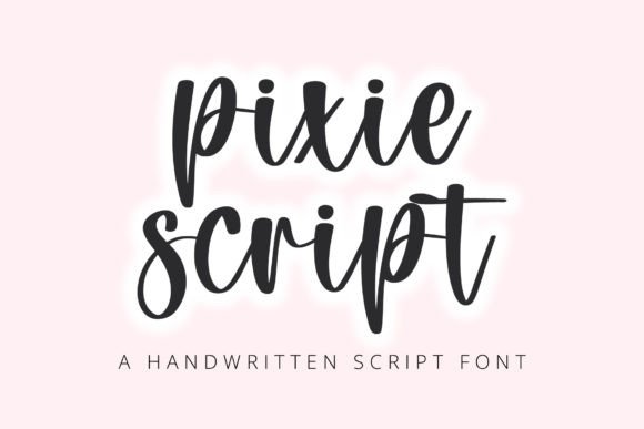 Pixie Script: The Sweet Handwritten Font for Every Project