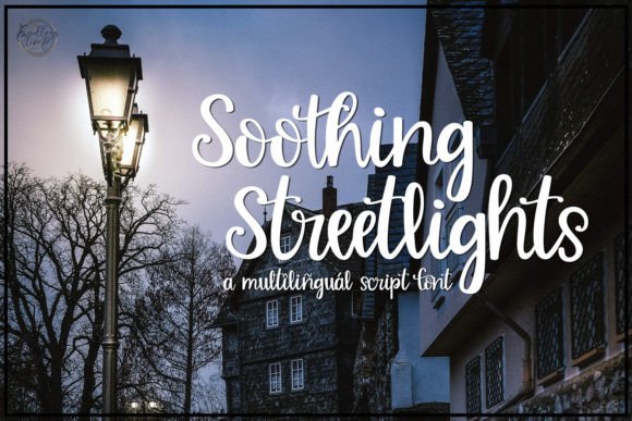 Soothing Streetlights - My First Script: A Font Built on Passion