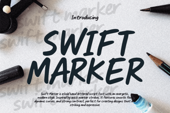 Swiftmarker Script: Injecting Bold Energy into Modern Design