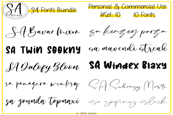 Transform Your Creations with Script and Handwritten Bundle 10
