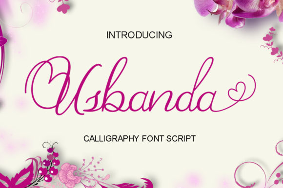 Usbanda Script: A Modern Calligraphy Font for Elegant Design